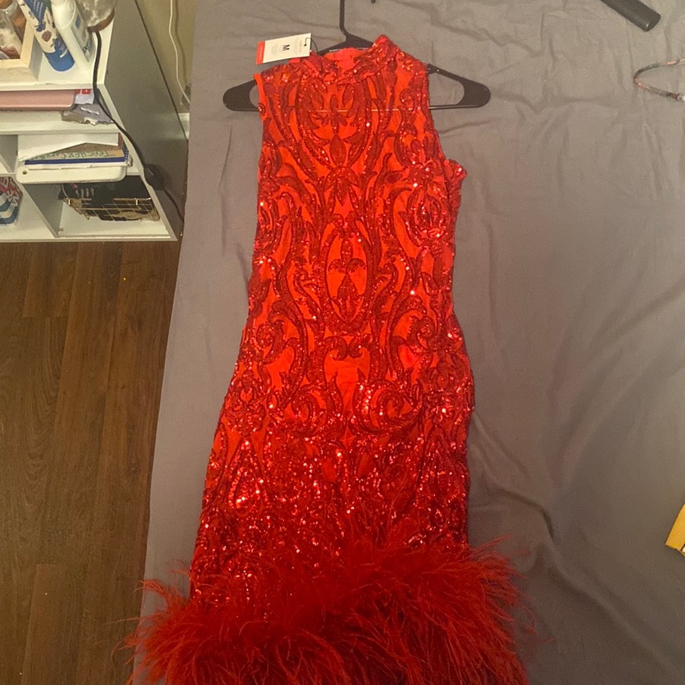 Medium red homecoming dress!